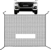 Car Front Grill Mesh | Vehicle Engine Dustproof Net | Thick Mesh Car Water Tank Protection Mesh, Dustproof and Anti-clogging Truck Accessories