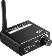 Generic 3 in 1 BT5.0 Audio Receiver Digital to Analog Audio Converter U Disk Playback 3.5mm AUX Adapter Coaxial Optical Fiber Input