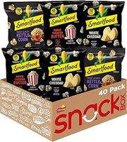 Smartfood Popcorn, Variety Pack, 0.5 Ounce (Pack of 40)