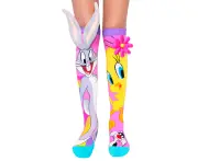 Madmia Tweety & Bugs Bunny Unisex Kids Comfort/Playful Socks 6-99y One Size