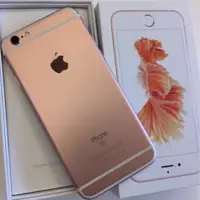 在飛比找蝦皮購物優惠-貴婦玫瑰金 i6s plus 64G