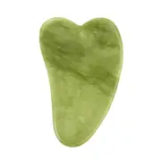 Green Heart Natural Rose Quartz Facial Jade Gua Sha Stone Beauty Massage Tool Face Massager