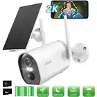 ieGeek 2K Security Camera System Wireless Home Outdoor Night Vision Solar Panel