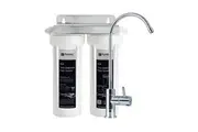 Puretec TS200 Twin Cartridge Water Filter Kit Undersink With High Loop Faucet