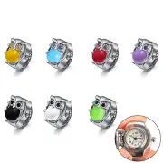 Men's Women's Cute Owl Finger Ring Watches Elastic Band Quartz Analog Watch Gift