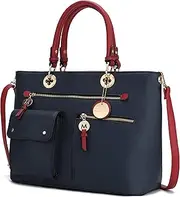 MKF Collection Satchel Bag for Women’s Crossbody Tote Handbag Top-Handle Purse