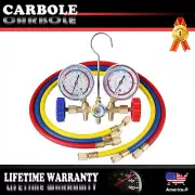 AC Diagnostic Manifold Gauge Set Charging Hose New CarBole High Performance