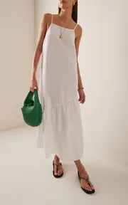 [Onia] Linen-Blend Maxi Dress