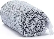 Americanflat 100% Cotton Throw Blanket for Couch - 50x60 Navy and White Throw Blanket for Bed or Sofa - Machine Washable, All Seasons Neutral Lightweight Throw Blanket Indoor or Outdoor Use