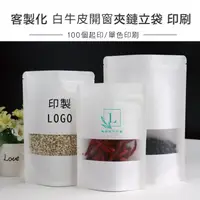 在飛比找蝦皮購物優惠-<Linda Design琳達設計>客製化白牛皮開窗夾鏈立袋