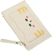 [ANDRESLAD] Wrislet Pouch Square Change Wallet Women's Zipper Wallet Keychain Ladies Holder Pouch Small Purse for Women Pu Leather Wallet for Women