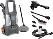 [Comet] High Pressure Washer with Cold Water KMZ 130 Classic Pressure 130 bar max, delivery Rate 390 l/h max with Rotating Brush and Patio Cleaner