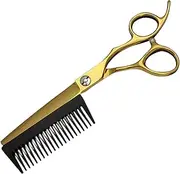 Haircut Scissors Professional,Scissors for Hair Cutting | 2-in-1 Thinning Shear with Detachable Comb Hairdressing Tools for Barber Salon Home Travel Bathroom Hairstylist Men Women Kids Elderly