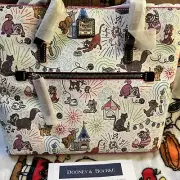Disney Cats Sketch Dooney & Bourke Shopper Tote Bag NWT