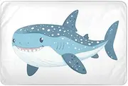 Cartoon Fish sea Blue Toddler Soft Absorbent Bed Wetting Sheet Portable Bed Liners for Toddler Kids , 52" L x 34" W