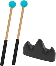 ERINGOGO 1 Set Tongue Drum Mallet with Bracket Durable Percussion Instrument Accessory for Beginners and Easy to Use Comfortable Grip High Grade Material for Optimal Sound