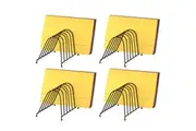 4PK Marbig Wire Angled Desk Paper Folder Holder Rack 6 Slot Organiser for Office