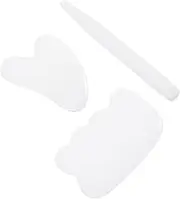 1 Set 3pcs Massage Kit Jade Scraping Board for Full Body Relaxation for Neck Shoulders Massage Tool