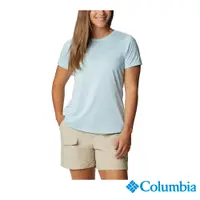 在飛比找PChome24h購物優惠-Columbia 哥倫比亞 女款-OFZ涼感快排短袖上衣-藍