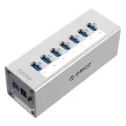 7-Port Aluminum Usb 3.0 Hub For Laptops