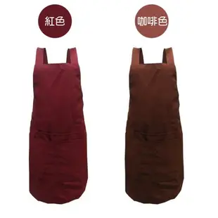 (任選4入組)台灣製加大款4口袋雙層圍裙 大尺碼 素色圍裙 廚房 清潔 打掃 圍裙 廚師 咖啡師 圍裙 團體服 園藝 餐廳圍裙
