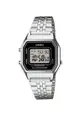 Casio Vintage Women's Digital LA680WA-1 Stainless Steel Band Casual Watch