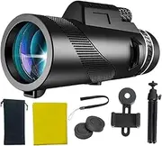 Monocular for Hunting - Professional Monocular Scope with 80x Magnification | Lightweight Hiking Gear for Tracking Animal Observation Viewing Scenery