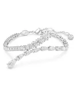 Swarovski Matrix Mixed Cut Crystal Bracelet in Rhodium Plated