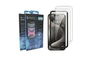 Nuglas 2x Screen Protectors Tempered Glass With Applicator For iPhone 15 Pro