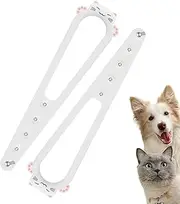 Cat Latch for Door - Cat Door Holder Latches,Adjustable Pet Accessory Portable Gate Stopper for Bedroom Kitchen Living Room
