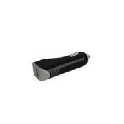 Reiko Micro USB Car Charger with Data USB Cable in Black | MaxStrata