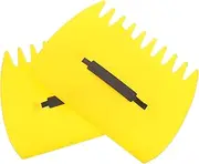 GANAZONO Outdoor Yard Leaf Rake Plastic Garden Tool Ergonomic Handle for Quick Effortless Leaf Collecting