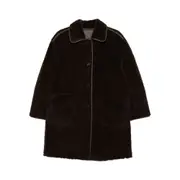 [Bellerose] Bellerose Easton Reversible Patch-pocket Coat XS BROWN
