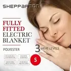 Heated Electric Blanket Washable Fully Fitted Polyester Underlay Warm Bed Single