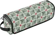 [sanluoli] 2-in-1 Curling Iron Travel Case and Heat Resistant Mat Portable Hair Styling Tool Organizer Merry Christmas Travel Essentials for Women