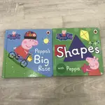 ✔POPPA PIG SHAPES WITH PEPPA BOARD BOOK 佩佩豬 硬頁書 粉紅豬小妹 形狀 認知