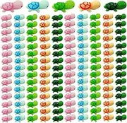 150 Pcs Mini Turtles, Mini Animals Miniature Resin Figurines in The Mini Animals Garden Miniature Moss Landscape DIY