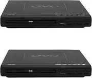 VENEKA 2X Portable DVD Player for TV Support USB Port Compact Multi Region DVD/SVCD/CD/Disc Player with Remote Control
