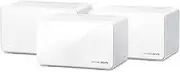 Mercusys AX6000 Whole Home Mesh Wi-Fi 6 System, Dual-Band, OFDMA, MU-MIMO, 160 MHz, 2.5Gbps Multi-Gig Ports, Seamless Roaming, Gaming & Streaming, APP Manage, Parental Control (Halo H90X(3-pack))