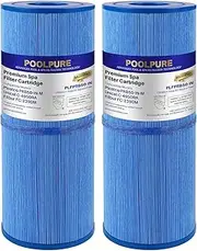 POOLPURE Spa Filter Replacement for Pleatco PRB50-IN-M, Unicel C-4950RA, Guardian 413-212-02, Filbur FC-2390M,17-2380,Jacuzzi J200 Series Filter,373045, 5X13 Hot Tub Filter, 2 Pack