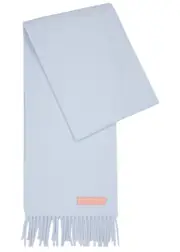 Acne Studios Vesta Wool Scarf - Light Blue ONE SIZE