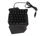 One Handed Gaming Keyboard 35 Keys Colorful Backlight Professional USB Interface Ergonomic RGB Keyboard for PC