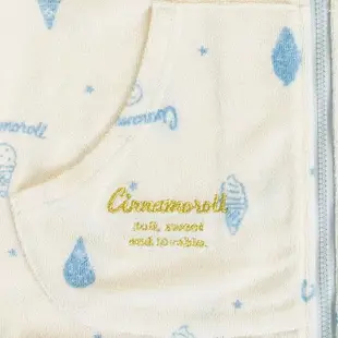 【震撼精品百貨】大耳狗 Cinnamoroll 大耳狗喜拿夏日家居系列大臉造型毛巾布連帽外套 震撼日式精品百貨