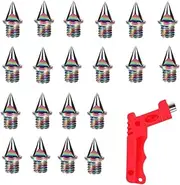 [Zxpjkyu] 20 Pieces Track Shoe Spikes Replacement Track and Field Running Spikes for Short Running
