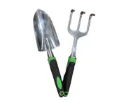 Garden Hand Tools Loosen Soil Easily And Are Ideal For Transplanting, Digging, Tilling, Weeding,Green