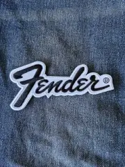 Fender Guitar Iron On Embroidery Patch Music Souvenir Gift
