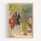 Cycles Barre Courtois (France) Bicycle 1899 Retro Vintage Poster Print