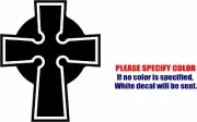 Vinyl Decal Sticker - Boondock Saints Veritas Aequitas Cross Car Truck Fun 6"
