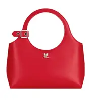 Courrèges Mini Holy Day Leather Bag One size Ruby colour