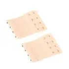 Bra Extender 4 Hook Elastic Extension Strap Plus Size Clip On Maternity Nude 2X